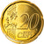 Portugal, 20 Euro Cent, 2010, Lisbon, MS(63), Mosiądz, KM:764