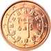 Portugal, Euro Cent, 2010, Lisbonne, SPL, Copper Plated Steel, KM:740