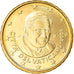 VATICAN CITY, 10 Euro Cent, 2008, Rome, MS(63), Brass, KM:385