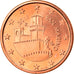 San Marino, 5 Euro Cent, 2011, Rome, UNZ, Copper Plated Steel, KM:442