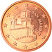 San Marino, 5 Euro Cent, 2005, Rome, SC, Cobre chapado en acero, KM:442