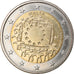 Malta, 2 Euro, Drapeau européen, 2015, Paris, MS(63), Bimetálico, KM:New