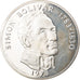 Moneda, Panamá, 20 Balboas, 1973, BE, FDC, Plata, KM:31