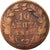 Munten, Griekenland, Othon, 10 Lepta, 1851, Athens, FR+, Koper, KM:29