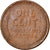 Monnaie, États-Unis, Lincoln Cent, Cent, 1942, U.S. Mint, Denver, TB, Bronze