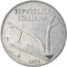 Münze, Italien, 10 Lire, 1972, Rome, S, Aluminium, KM:93