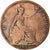 Moneta, Wielka Brytania, Edward VII, Penny, 1902, F(12-15), Bronze, KM:794.1