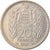 Moneda, Mónaco, Louis II, 20 Francs, Vingt, 1947, Poissy, MBC+, Cobre -