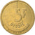 Moneta, Belgia, 5 Francs, 5 Frank, 1987, Brussels, EF(40-45), Mosiądz lub