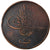 Moneda, Egipto, Abdul Aziz, 20 Para, 1868, Cairo, MBC, Bronce, KM:244