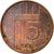 Münze, Niederlande, Beatrix, 5 Cents, 2000, S+, Bronze, KM:202