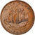 Coin, Great Britain, George VI, 1/2 Penny, 1945, EF(40-45), Bronze, KM:844