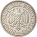 Coin, GERMANY - FEDERAL REPUBLIC, 2 Mark, 1951, Karlsruhe, AU(55-58)