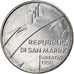 Coin, San Marino, 100 Lire, 1990, Rome, MS(64), Steel, KM:254