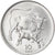 Moneda, San Marino, 10 Lire, 1972, Rome, MBC, Aluminio, KM:17