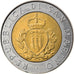 Coin, San Marino, 500 Lire, 1987, Rome, EF(40-45), Bi-Metallic, KM:209