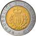 Coin, San Marino, 500 Lire, 1987, Rome, VF(30-35), Bi-Metallic, KM:209