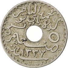 Münze, Tunesien, Muhammad al-Nasir Bey, 5 Centimes, 1919, SS, Nickel-Bronze