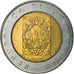 Coin, San Marino, 500 Lire, 1988, Rome, VF(30-35), Bi-Metallic, KM:226