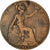 Moneta, Wielka Brytania, George V, Penny, 1912, F(12-15), Bronze, KM:810