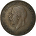 Moneta, Wielka Brytania, George V, Penny, 1930, VF(30-35), Bronze, KM:838