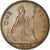 Coin, Great Britain, Elizabeth II, Penny, 1963, EF(40-45), Bronze, KM:897