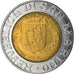 Coin, San Marino, 500 Lire, 1989, AU(50-53), Bi-Metallic, KM:239