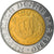 Moneda, San Marino, 500 Lire, 1989, MBC, Bimetálico, KM:239