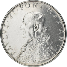 Coin, VATICAN CITY, Paul VI, 100 Lire, 1963, AU(55-58), Stainless Steel, KM:82.1