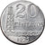 Coin, Brazil, 20 Centavos, 1975, planchet error, AU(50-53), Stainless Steel