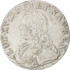 Coin, France, Louis XV, Écu aux branches d'olivier, Ecu, 1734, Rouen