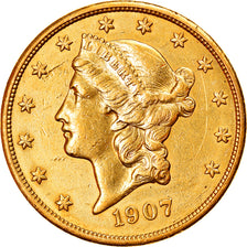 Münze, Vereinigte Staaten, Liberty Head, $20, Double Eagle, 1907, U.S. Mint