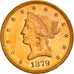 Munten, Verenigde Staten, Coronet Head, $10, Eagle, 1879, U.S. Mint, San