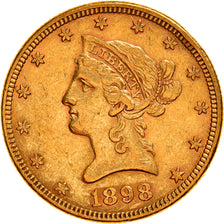 Moeda, Estados Unidos da América, Coronet Head, $10, Eagle, 1898, U.S. Mint