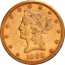 Monnaie, États-Unis, Coronet Head, $10, Eagle, 1902, U.S. Mint, San Francisco