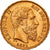 Moneda, Bélgica, Leopold II, 20 Francs, 20 Frank, 1871, EBC, Oro, KM:37