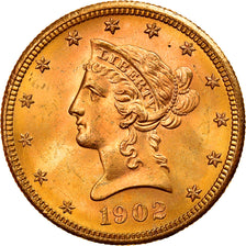 Monnaie, États-Unis, Coronet Head, $10, Eagle, 1902, U.S. Mint, San Francisco