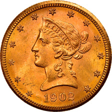 Moneta, USA, Coronet Head, $10, Eagle, 1902, U.S. Mint, San Francisco