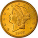 Moneta, Stati Uniti, Liberty Head, $20, Double Eagle, 1897, U.S. Mint, San