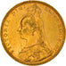 Coin, Great Britain, Victoria, Sovereign, 1889, AU(50-53), Gold, KM:767