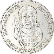 Münze, Frankreich, Clovis, 100 Francs, 1996, VZ, Silber, KM:1180, Gadoury:953