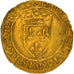 Moneda, Francia, Ecu d'or, 1519, Poitiers, MBC, Oro, Duplessy:882