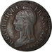 Moneta, Francia, Dupré, 5 Centimes, AN 8, Strasbourg, MB+, Bronzo, KM:640.4