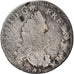 Moneda, Francia, Louis XIV, 4 Sols aux 2 L, 4 Sols 2 Deniers, 1691, Rouen, BC+