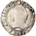 Moeda, França, Henri III, Demi Franc, 1588, Angers, VF(30-35), Prata