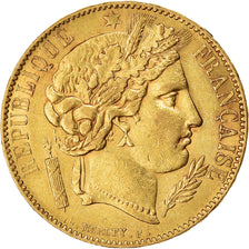 Coin, France, Cérès, 20 Francs, 1850, Paris, EF(40-45), Gold, KM:762