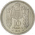 Moneta, Monaco, 10 Francs, 1945, SPL-, Rame-nichel, KM:E18, Gadoury:136
