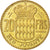 Moneta, Monaco, 20 Francs, 1950, MS(60-62), Brązal, KM:E27, Gadoury:140