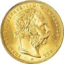 Munten, Oostenrijk, Franz Joseph I, 8 Florins-20 Francs, 1892, UNC, Goud