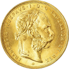 Munten, Oostenrijk, Franz Joseph I, 8 Florins-20 Francs, 1892, UNC, Goud